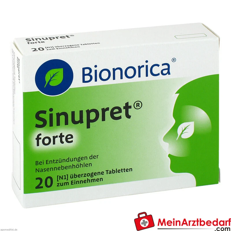 Bionorica Sinupret forte überzogene Tabletten 20 Stück