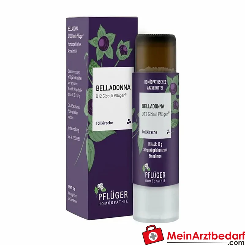 Pflüger Belladonna D12 Globuli Atropa belladonna D12 10 g