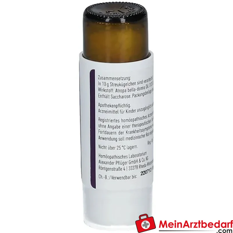 Pflüger Belladonna D12 Globuli Atropa belladonna D12 10 g
