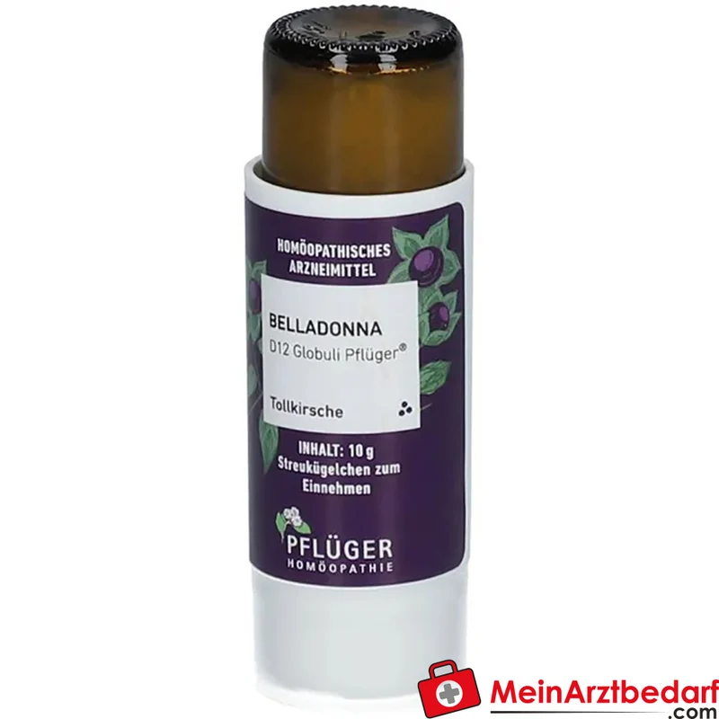 Pflüger Belladonna D12 Globuli Atropa belladonna D12 10 g