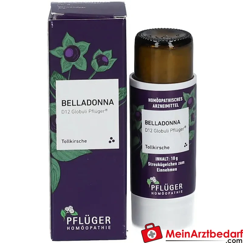 Pflüger Belladonna D12 Globuli Atropa belladonna D12 10 g