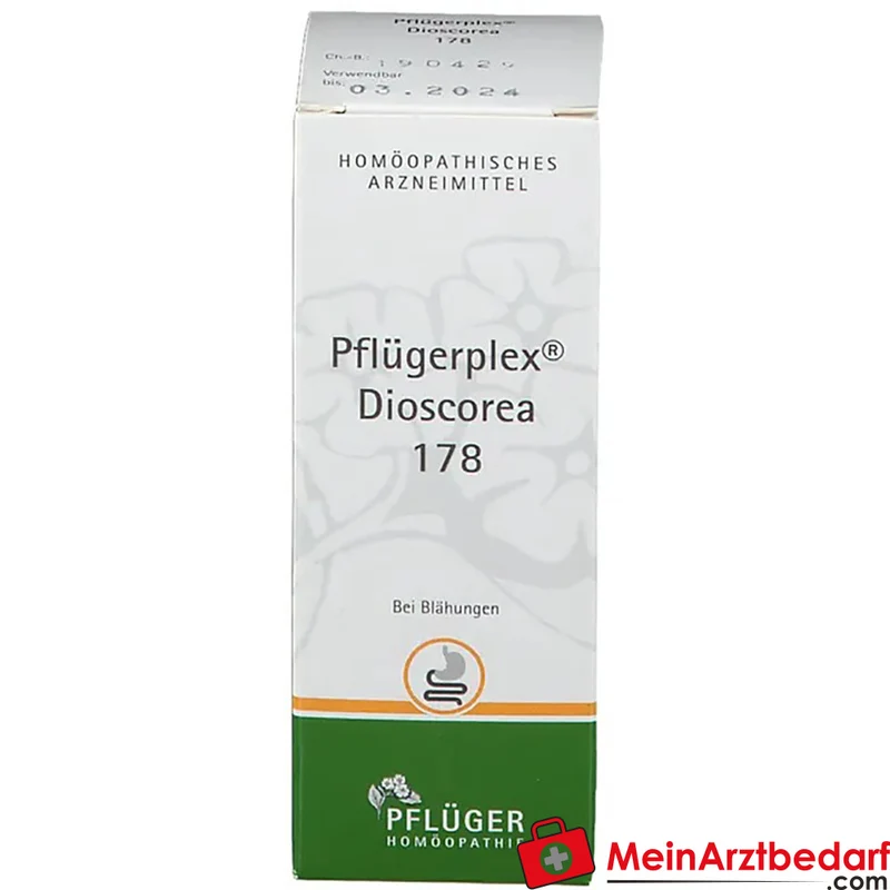 Pflügerplex Dioscorea 178 mit Carbo vegetabilis und Lycopodium Globuli