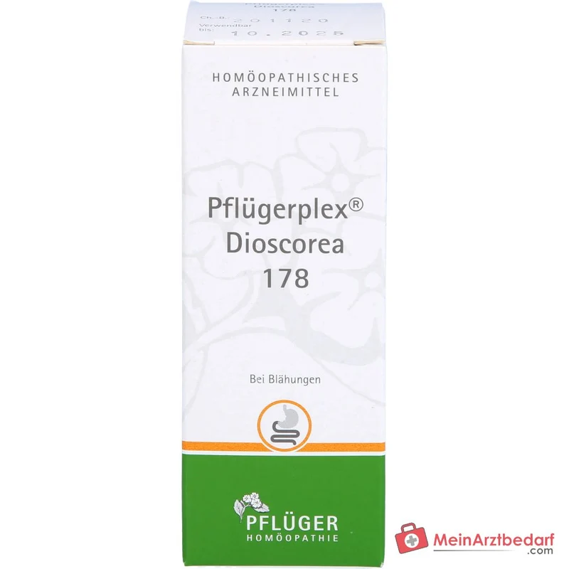 Pflügerplex Dioscorea 178 mit Carbo vegetabilis und Lycopodium Globuli