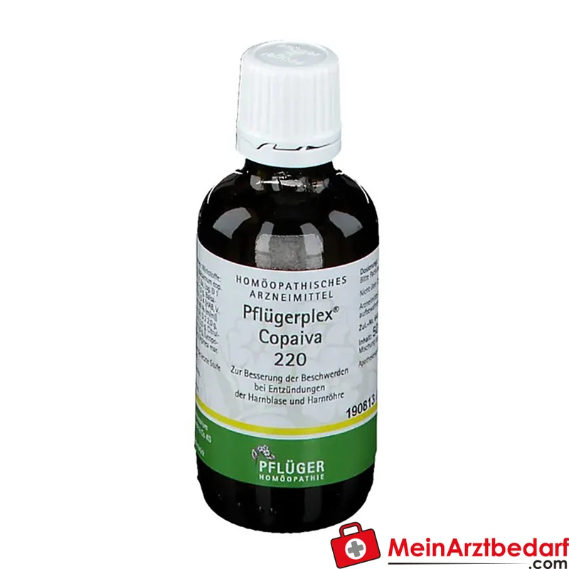 Pflügerplex Copaiva 220 Tropfen homöopathisches Arzneimittel mit Apis mellifica und Lycopodium clavatum