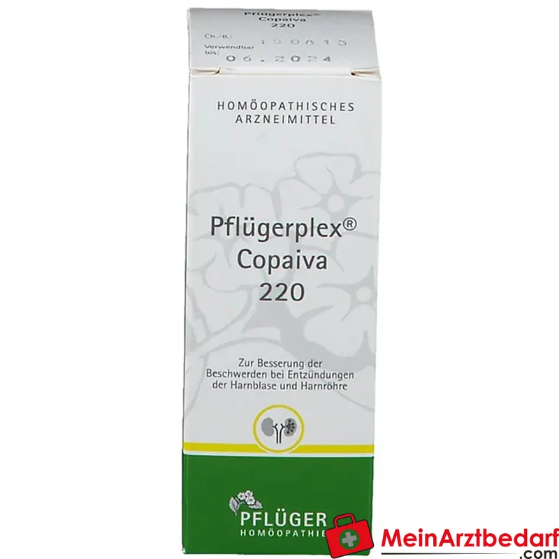 Pflügerplex Copaiva 220 Tropfen homöopathisches Arzneimittel mit Apis mellifica und Lycopodium clavatum