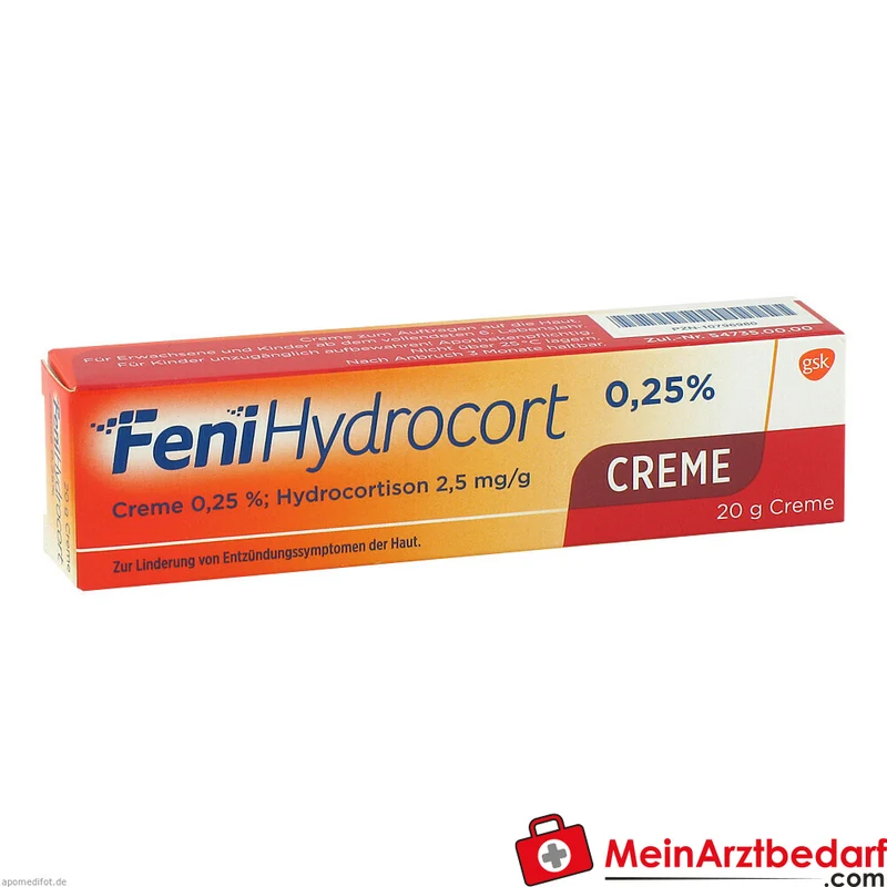 FeniHydrocort 0,25% Creme Hydrocortison topisch
