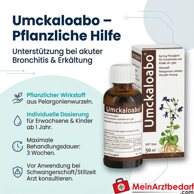Umckaloabo Pelargonienwurzelextrakt Tropfen 1 Flasche