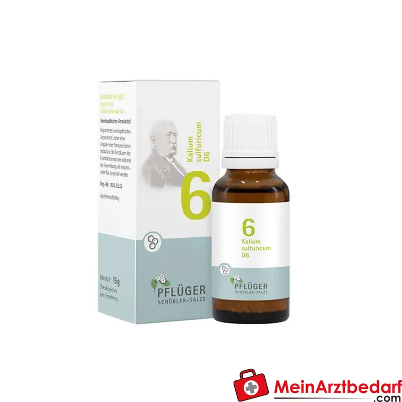 BIOCHEMIE PFLÜGER® Nr. 6 Kalium sulfuricum D6 Globuli