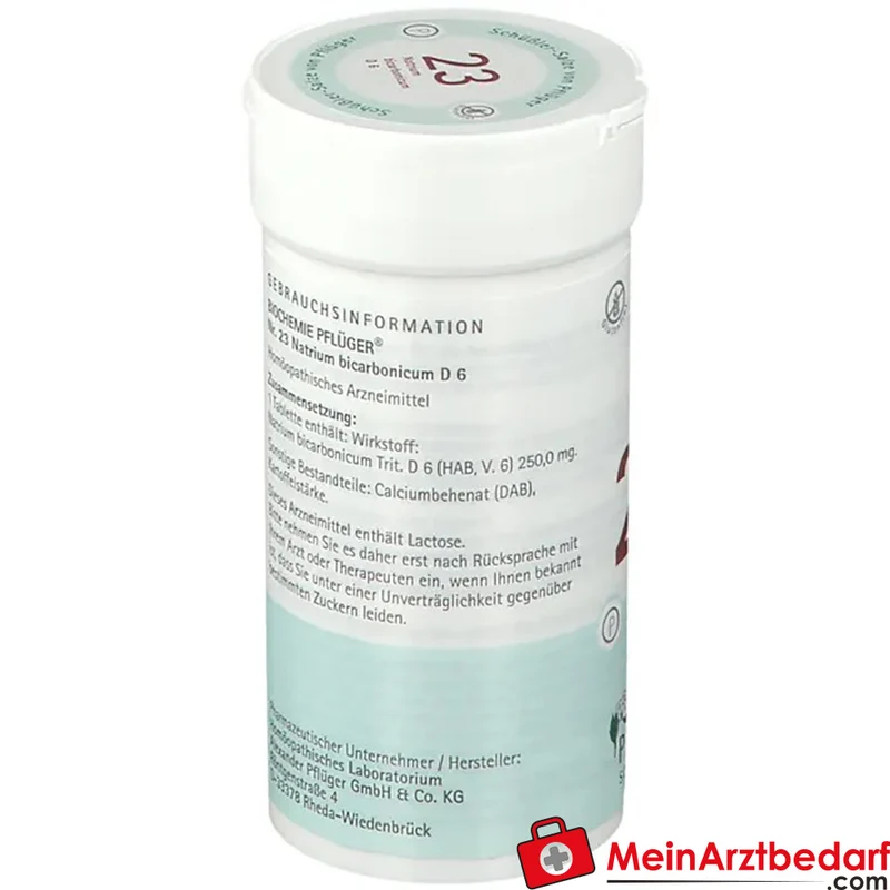 Biochemie Pflüger Nr. 23 Natrium bicarbonicum D6 Tabletten