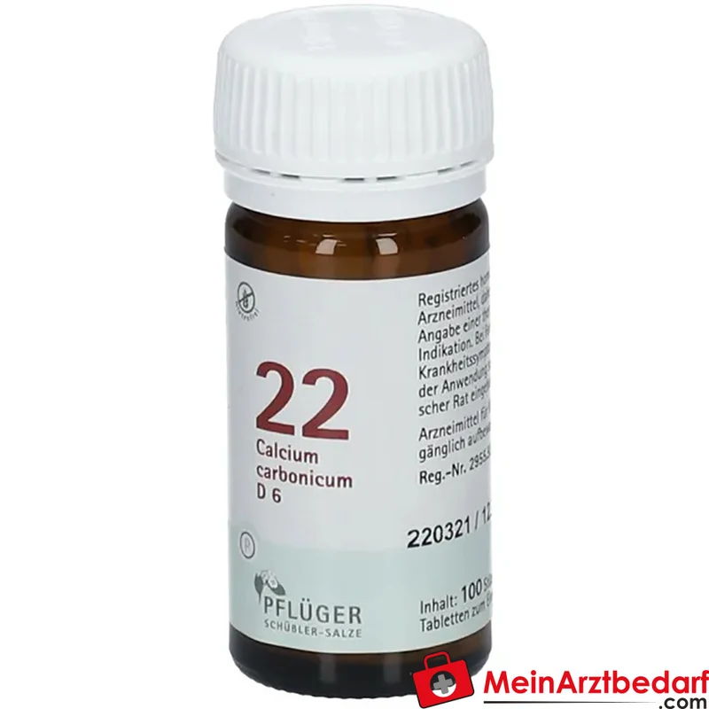 Biochemie Pflüger® Nr. 22 Calcium carbonicum D6 250 mg Tabletten