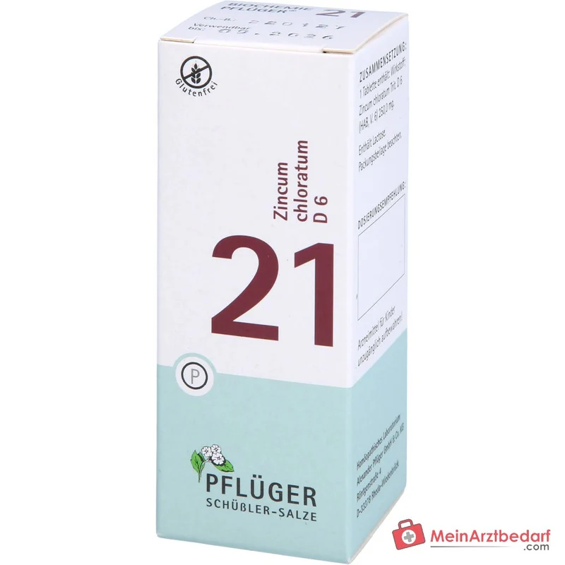Biochemie Pflüger Nr. 21 Zincum chloratum D6 Tabletten, 400 St.