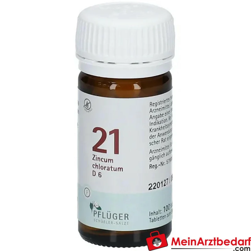 Biochemie Pflüger Nr. 21 Zincum chloratum D6 Tabletten, 400 St.