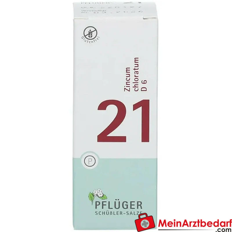 Biochemie Pflüger Nr. 21 Zincum chloratum D6 Tabletten, 400 St.