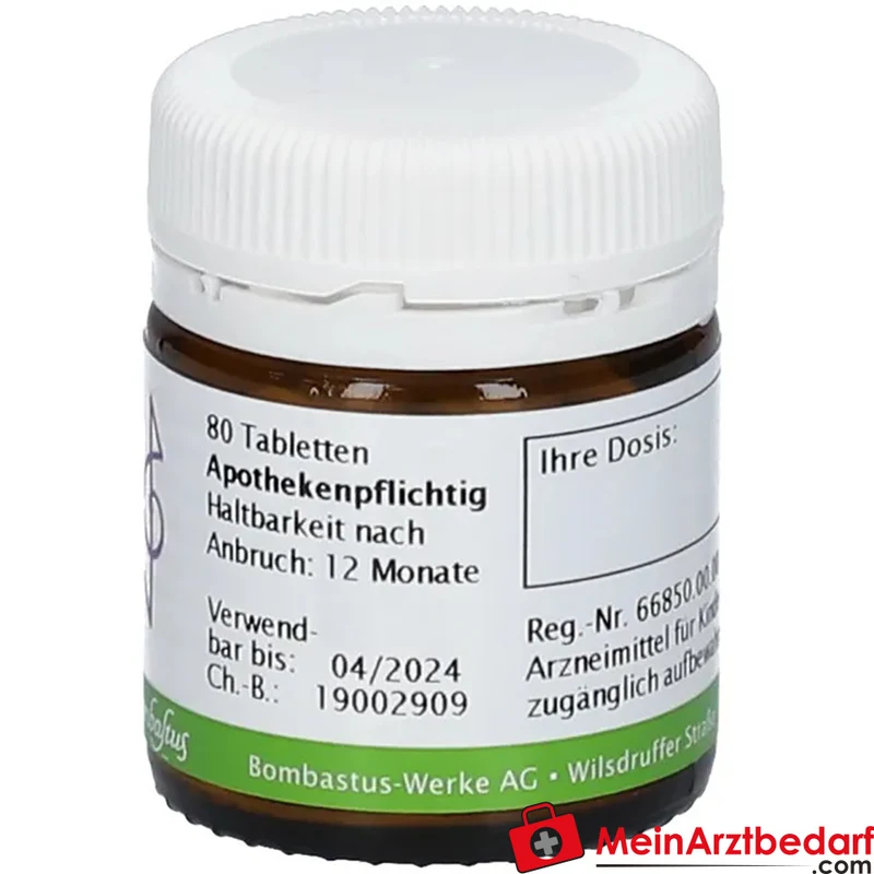 Bombastus Biochemie Cuprum arsenicosum D6 Tabletten
