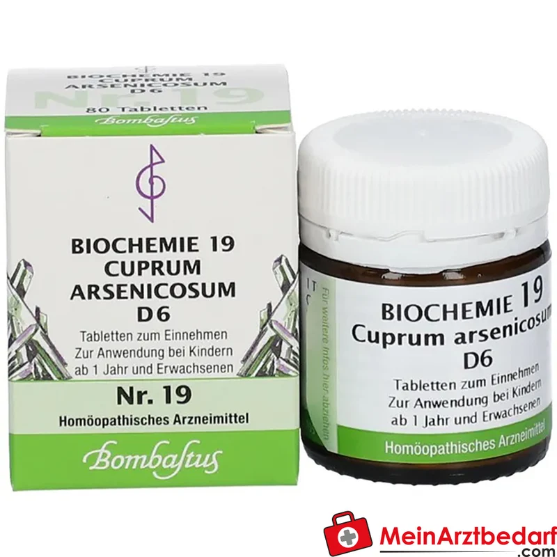 Bombastus Biochemie Cuprum arsenicosum D6 Tabletten