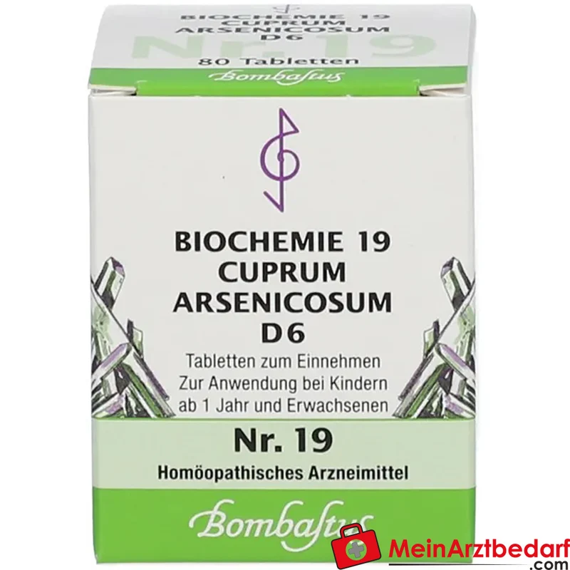 Bombastus Biochemie Cuprum arsenicosum D6 Tabletten