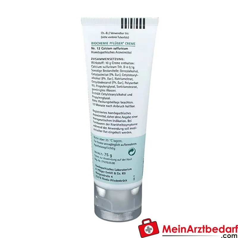 Biochemie Pflüger Nr. 12 Calcium sulfuricum D4 Creme 10 mg