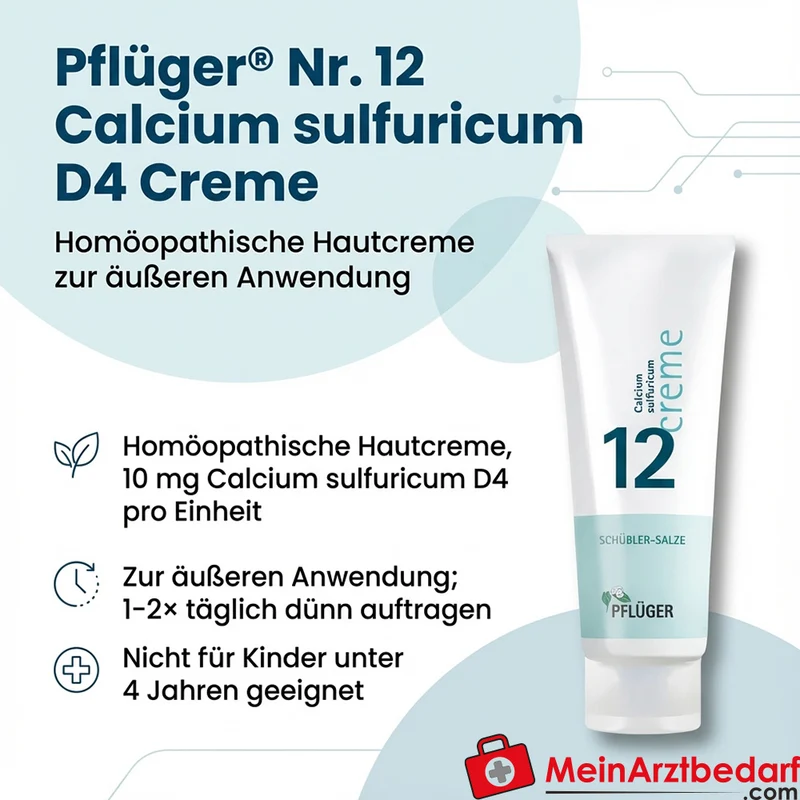Biochemie Pflüger Nr. 12 Calcium sulfuricum D4 Creme 10 mg