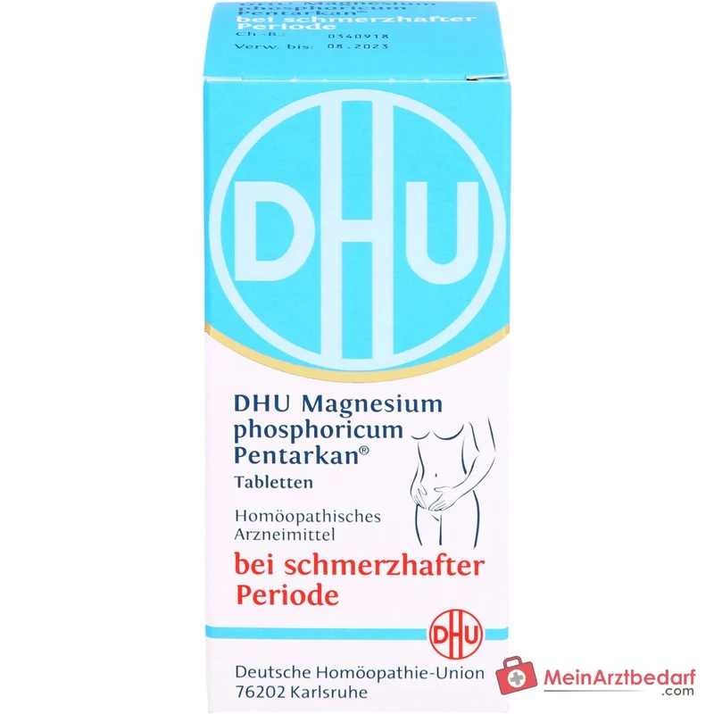 DHU Magnesium phosphoricum Pentarkan Magnesium phosphoricum / Chamomilla / Colocynthis / Potentilla anserina / Aesculus Tabletten, 80 St.
