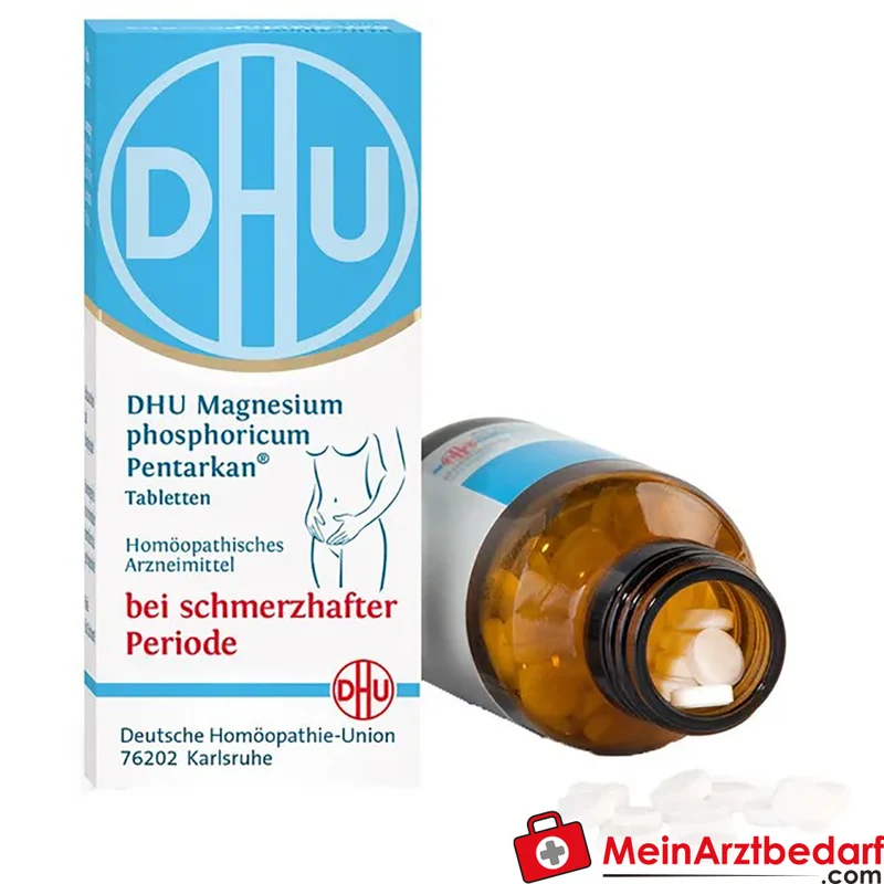 DHU Magnesium phosphoricum Pentarkan Magnesium phosphoricum / Chamomilla / Colocynthis / Potentilla anserina / Aesculus Tabletten, 80 St.