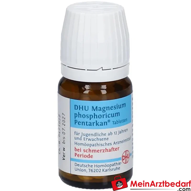DHU Magnesium phosphoricum Pentarkan Magnesium phosphoricum / Chamomilla / Colocynthis / Potentilla anserina / Aesculus Tabletten, 80 St.