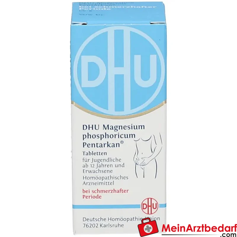 DHU Magnesium phosphoricum Pentarkan Magnesium phosphoricum / Chamomilla / Colocynthis / Potentilla anserina / Aesculus Tabletten, 80 St.
