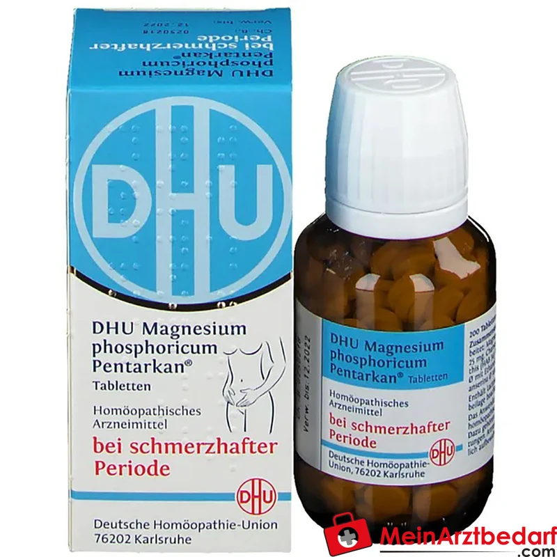 DHU Magnesium phosphoricum Pentarkan Magnesium phosphoricum / Chamomilla / Colocynthis / Potentilla anserina / Aesculus Tabletten, 80 St.