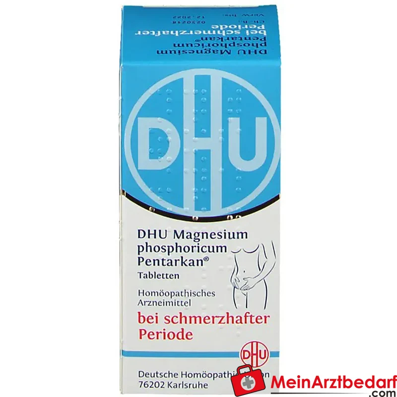 DHU Magnesium phosphoricum Pentarkan Magnesium phosphoricum / Chamomilla / Colocynthis / Potentilla anserina / Aesculus Tabletten, 80 St.