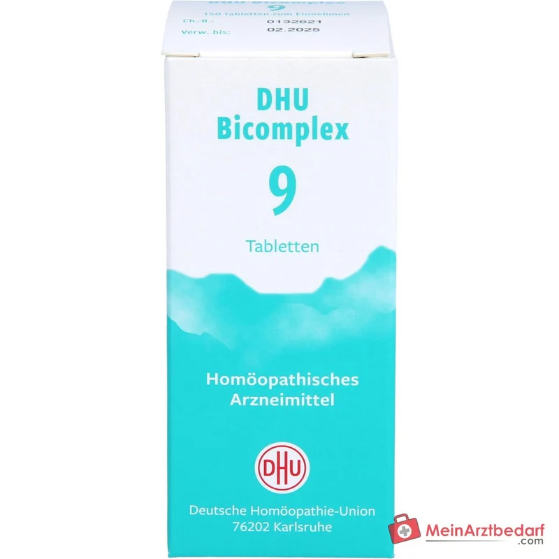 DHU Bicomplex 9 Ferrum phosphoricum / Natrium phosphoricum / Natrium sulfuricum / Silicea Tabletten, 150 St.