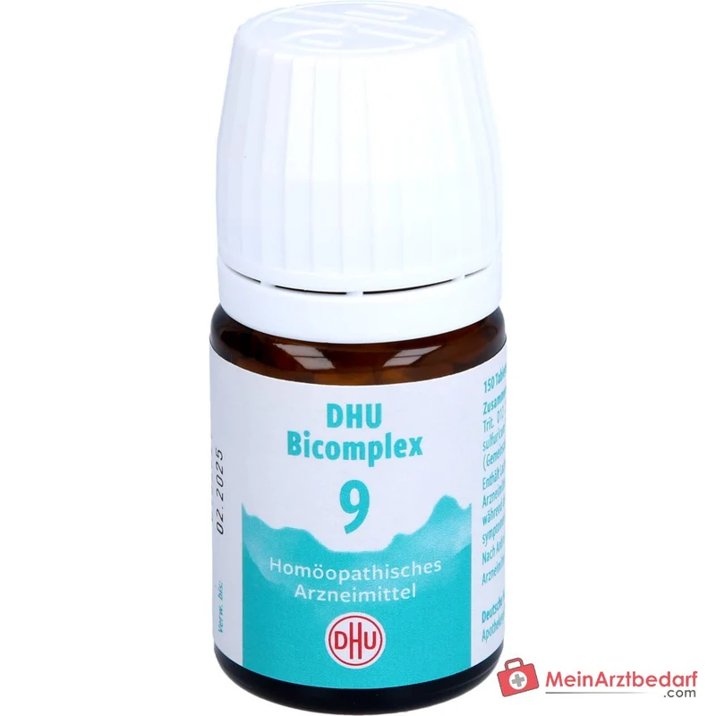 DHU Bicomplex 9 Ferrum phosphoricum / Natrium phosphoricum / Natrium sulfuricum / Silicea Tabletten, 150 St.