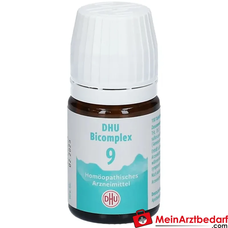 DHU Bicomplex 9 Ferrum phosphoricum / Natrium phosphoricum / Natrium sulfuricum / Silicea Tabletten, 150 St.