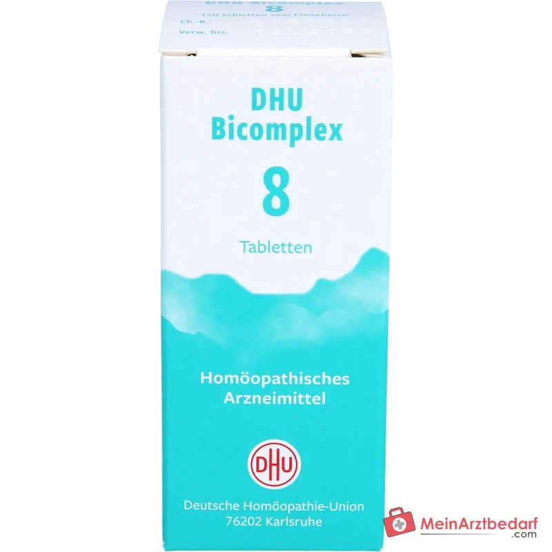 DHU Bicomplex 8 Calcium fluoratum / Kalium phosphoricum / Magnesium phosphoricum / Silicea Tabletten, 150 St.