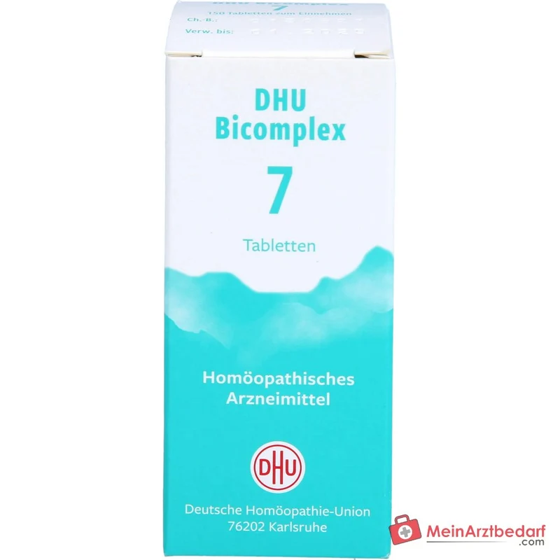 DHU Bicomplex 7 Calcium/Kalium/Ferrum/Magnesium phosphoricum D6 je 25 mg Tabletten