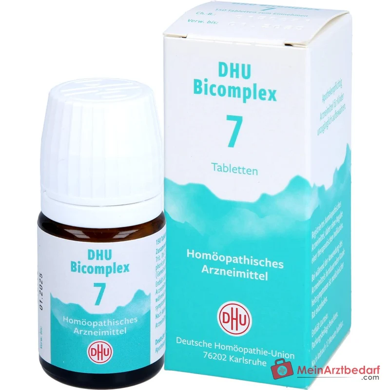 DHU Bicomplex 7 Calcium/Kalium/Ferrum/Magnesium phosphoricum D6 je 25 mg Tabletten