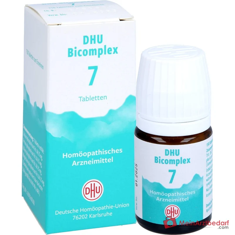 DHU Bicomplex 7 Calcium/Kalium/Ferrum/Magnesium phosphoricum D6 je 25 mg Tabletten