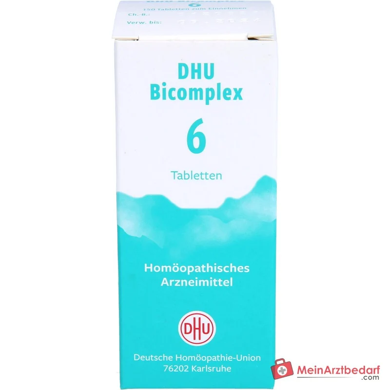 DHU Bicomplex 6 Ferum phosphoricum D12, Kalium chloratum/phosphoricum/sulfuricum D6 Tabletten