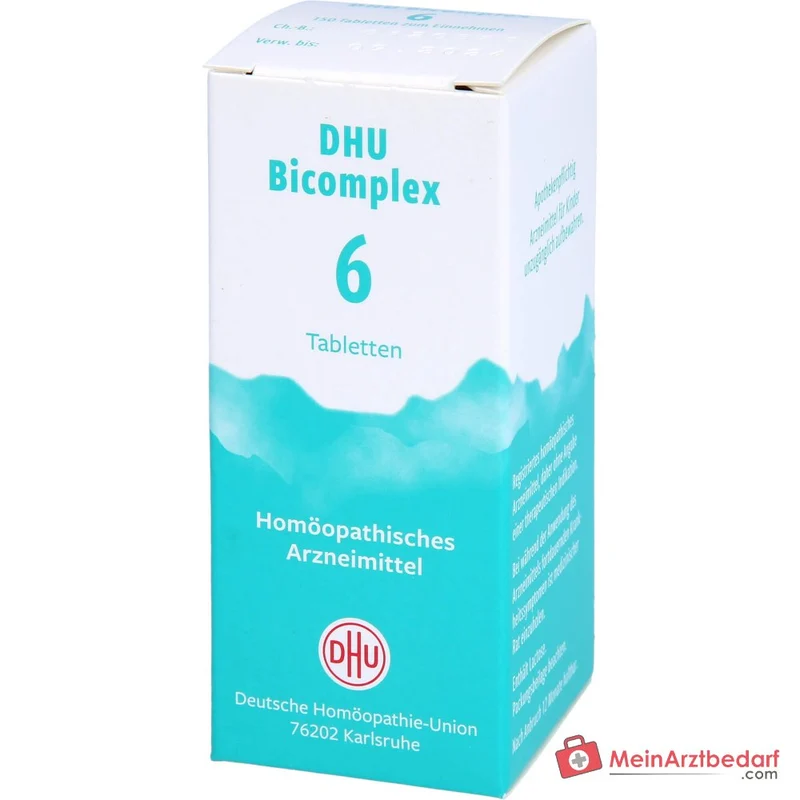 DHU Bicomplex 6 Ferum phosphoricum D12, Kalium chloratum/phosphoricum/sulfuricum D6 Tabletten