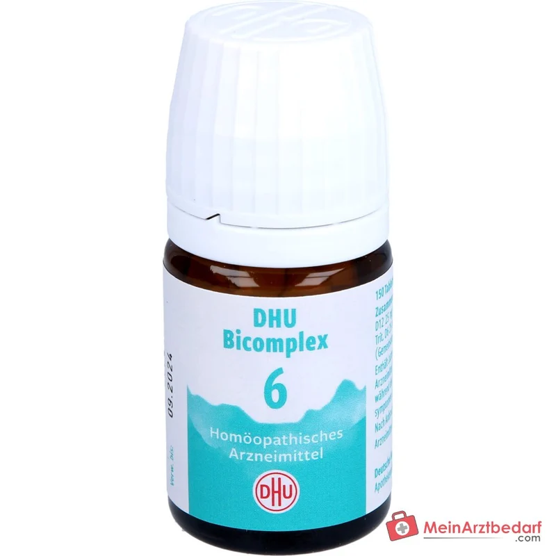 DHU Bicomplex 6 Ferum phosphoricum D12, Kalium chloratum/phosphoricum/sulfuricum D6 Tabletten