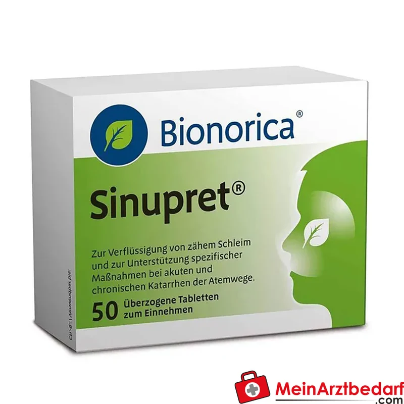 Sinupret Dragees pflanzliche Kombination (Holunder, Eisenkraut, Enzian, Sauerampfer, Primel)