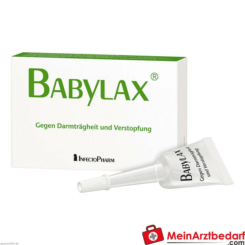 Babylax Rektiole zur Behandlung von Darmträgheit und Verstopfung bei Säuglingen & Kindern