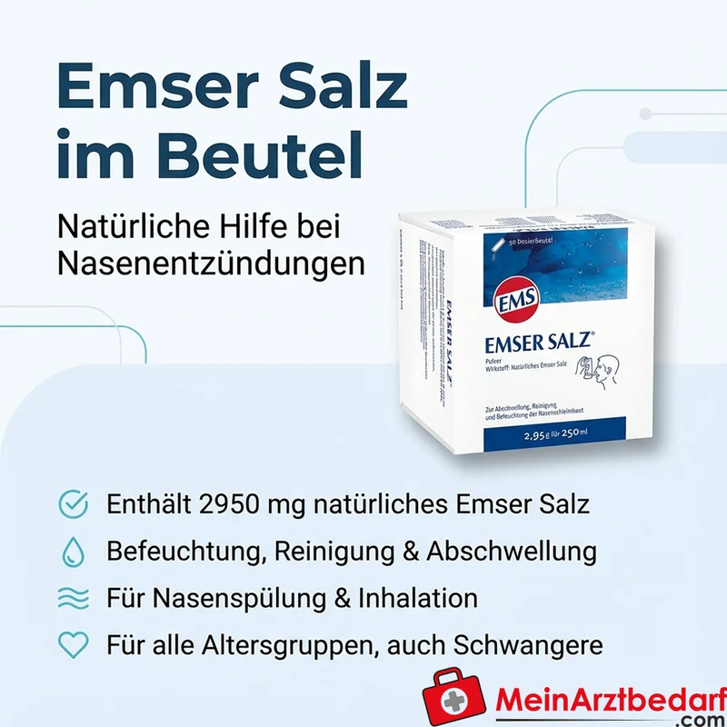 Emser Salz 2950 mg Beutel Lösung für Nasenspülung und Inhalation