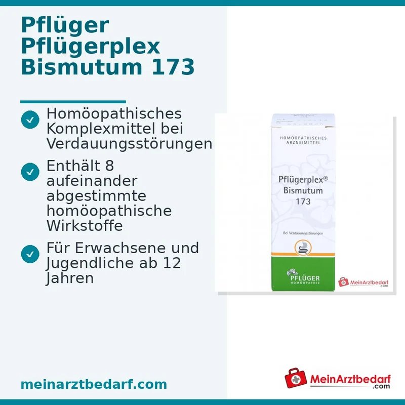 Pflügerplex Bismutum 173 homöopathisches Arzneimittel
