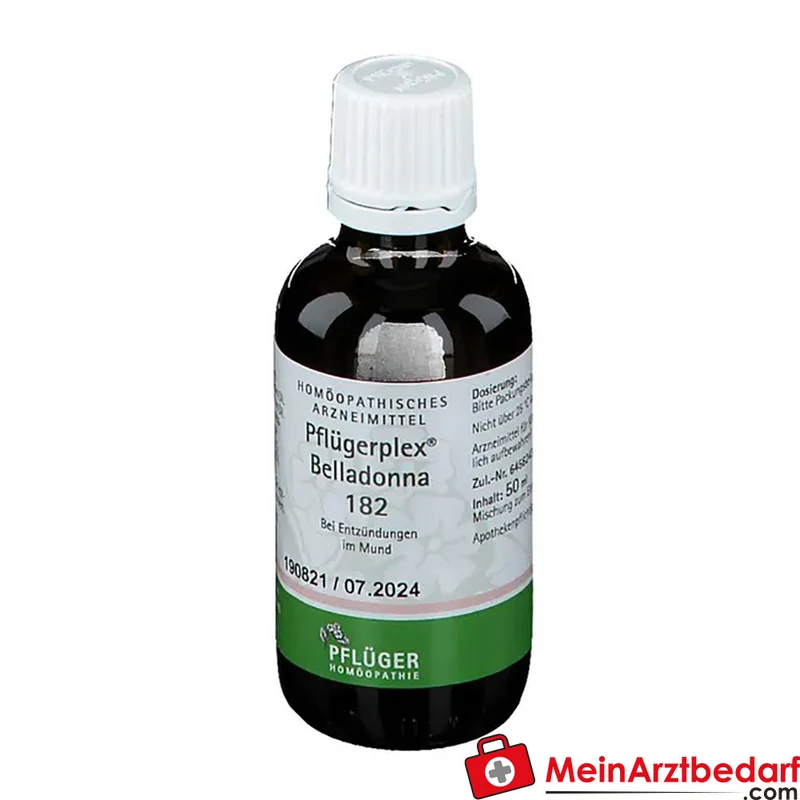 Pflügerplex Belladonna 182 (Atropa belladonna) homöopathische Tropfen