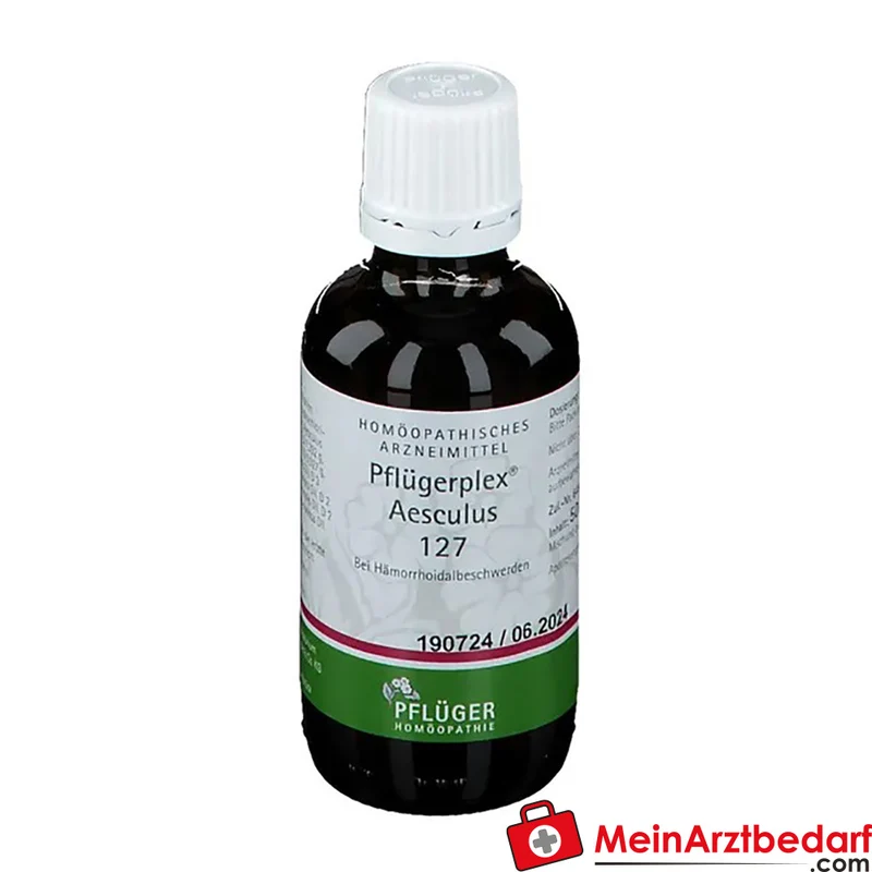 Pflügerplex Aesculus 127 homöopathisches Arzneimittel Aesculus hippocastanum, Carbo animalis, Scrophularia nodosa