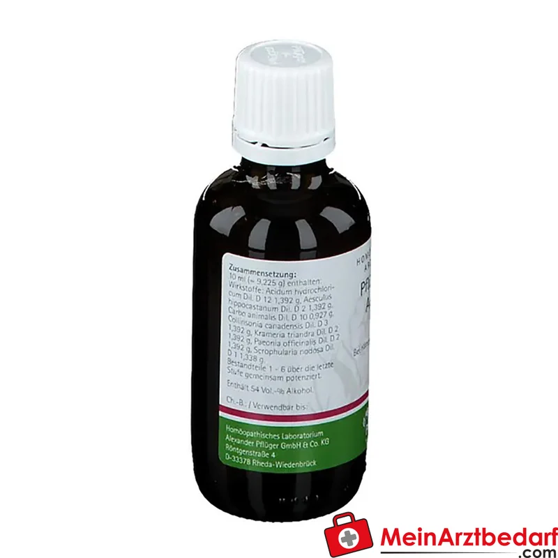 Pflügerplex Aesculus 127 homöopathisches Arzneimittel Aesculus hippocastanum, Carbo animalis, Scrophularia nodosa
