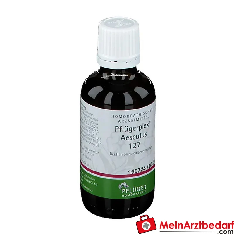 Pflügerplex Aesculus 127 homöopathisches Arzneimittel Aesculus hippocastanum, Carbo animalis, Scrophularia nodosa