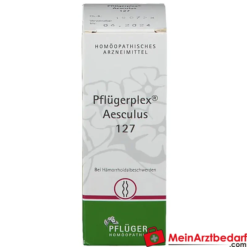 Pflügerplex Aesculus 127 homöopathisches Arzneimittel Aesculus hippocastanum, Carbo animalis, Scrophularia nodosa