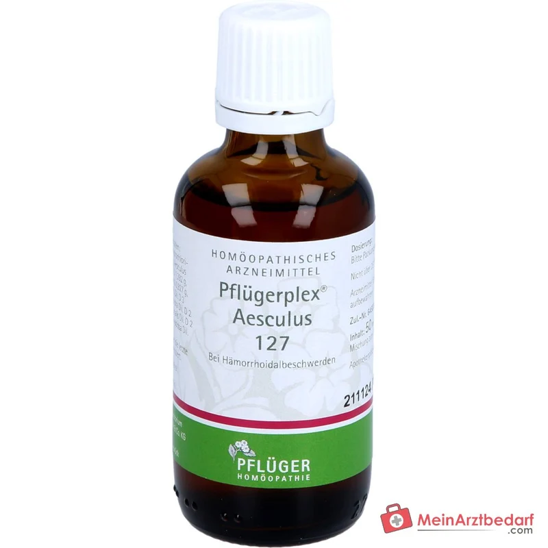Pflügerplex Aesculus 127 homöopathisches Arzneimittel Aesculus hippocastanum, Carbo animalis, Scrophularia nodosa
