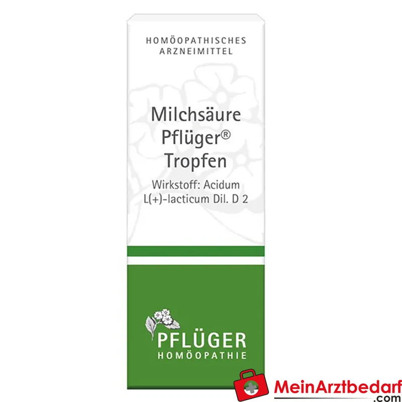 Pflüger Milchsäure Tropfen Acidum sarcolacticum D2 10 ml