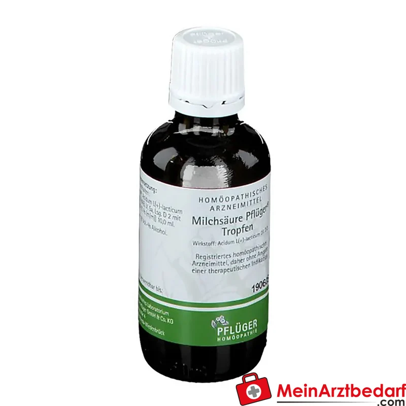 Pflüger Milchsäure Tropfen Acidum sarcolacticum D2 10 ml